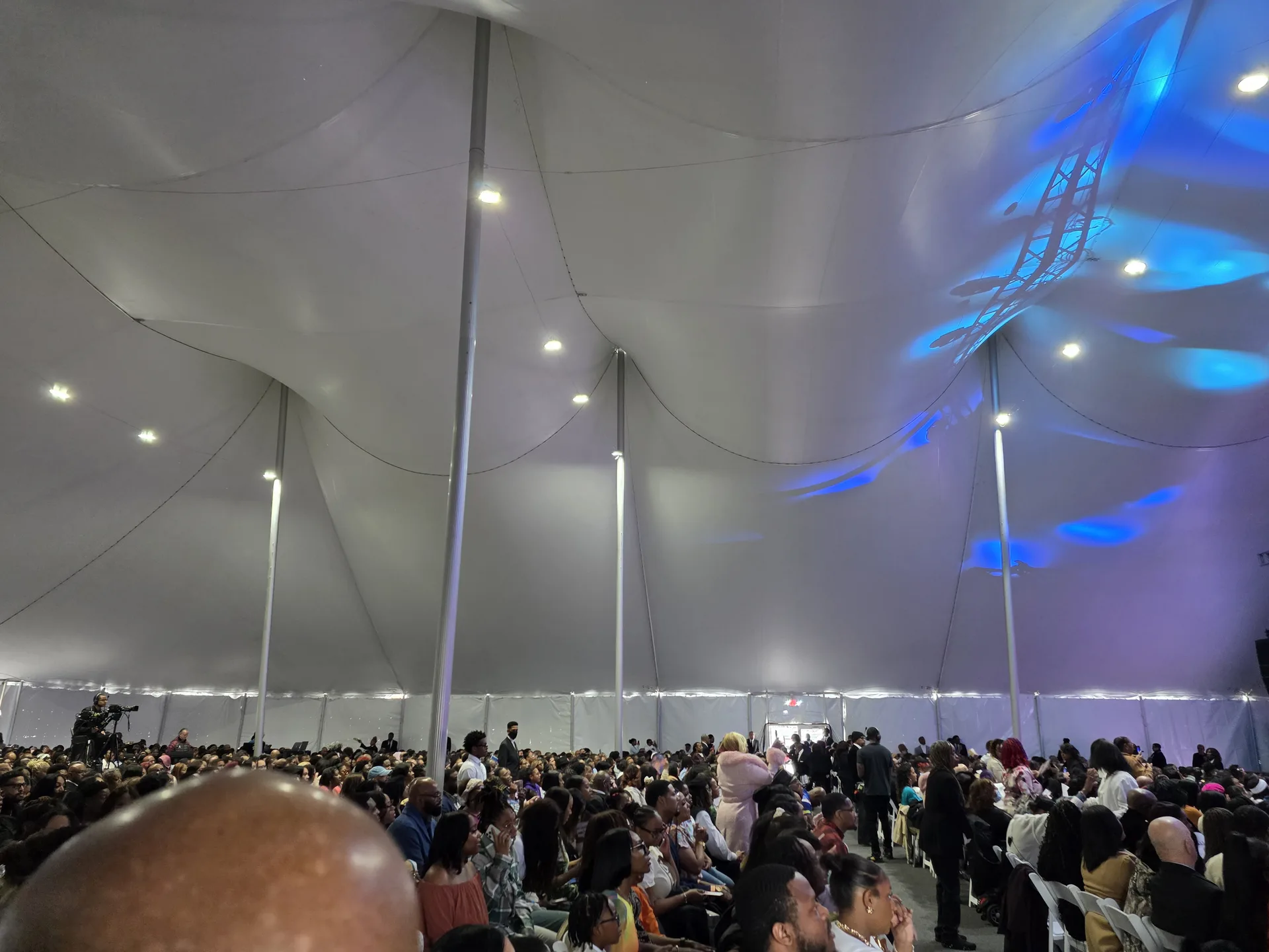 High Tension Fabric Tent Rental photo 12